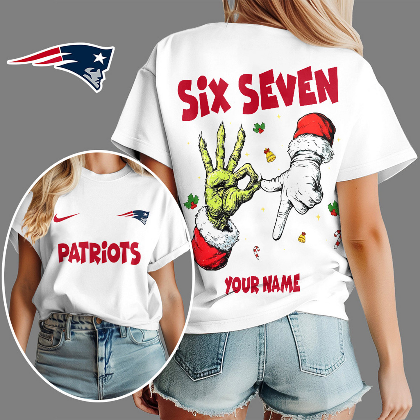 NEP x NFL Funny Six Seven Hot Trend Tshirt Custom Any Name DATND TANTD