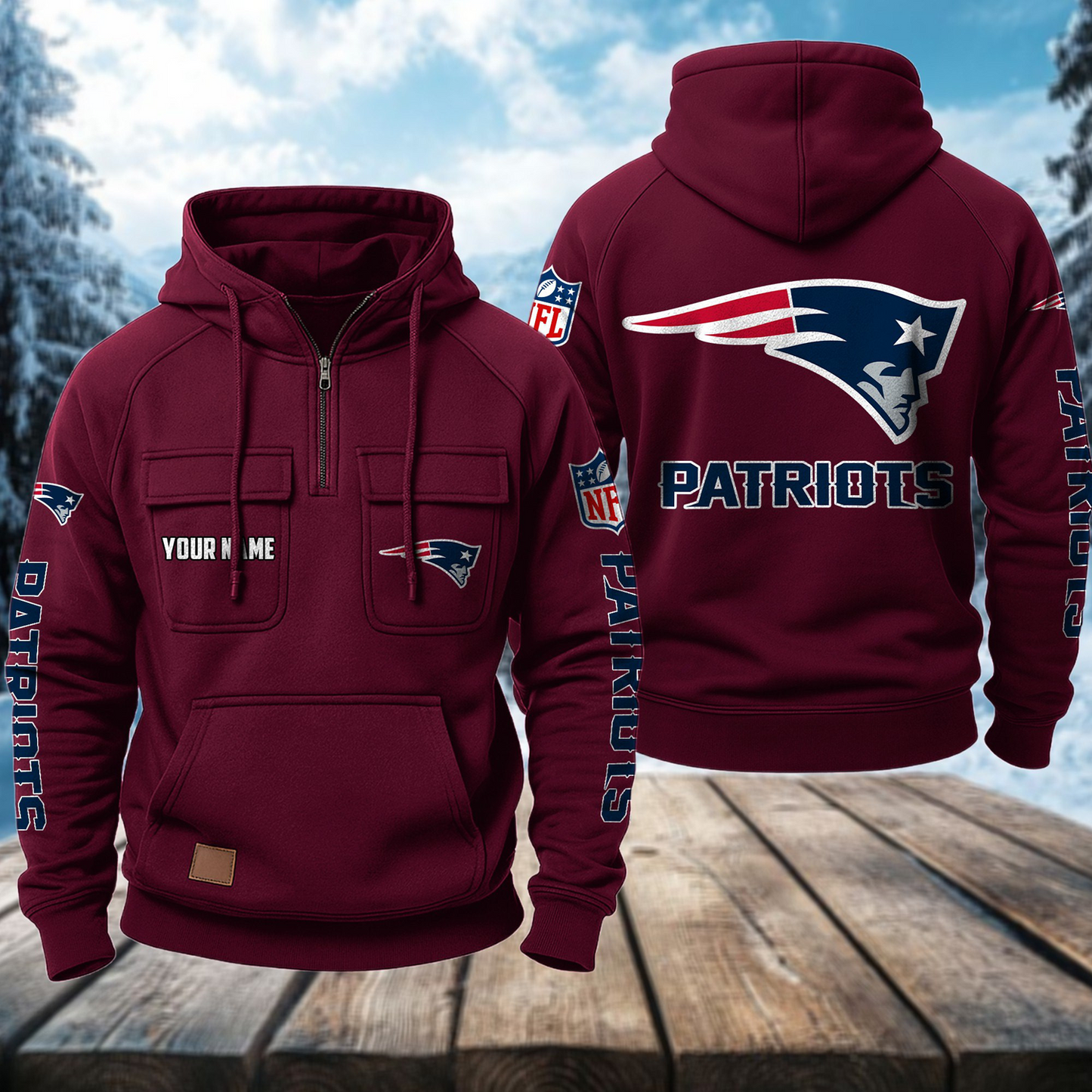 NEP x NFL Premium Hoodie DATND TANTD