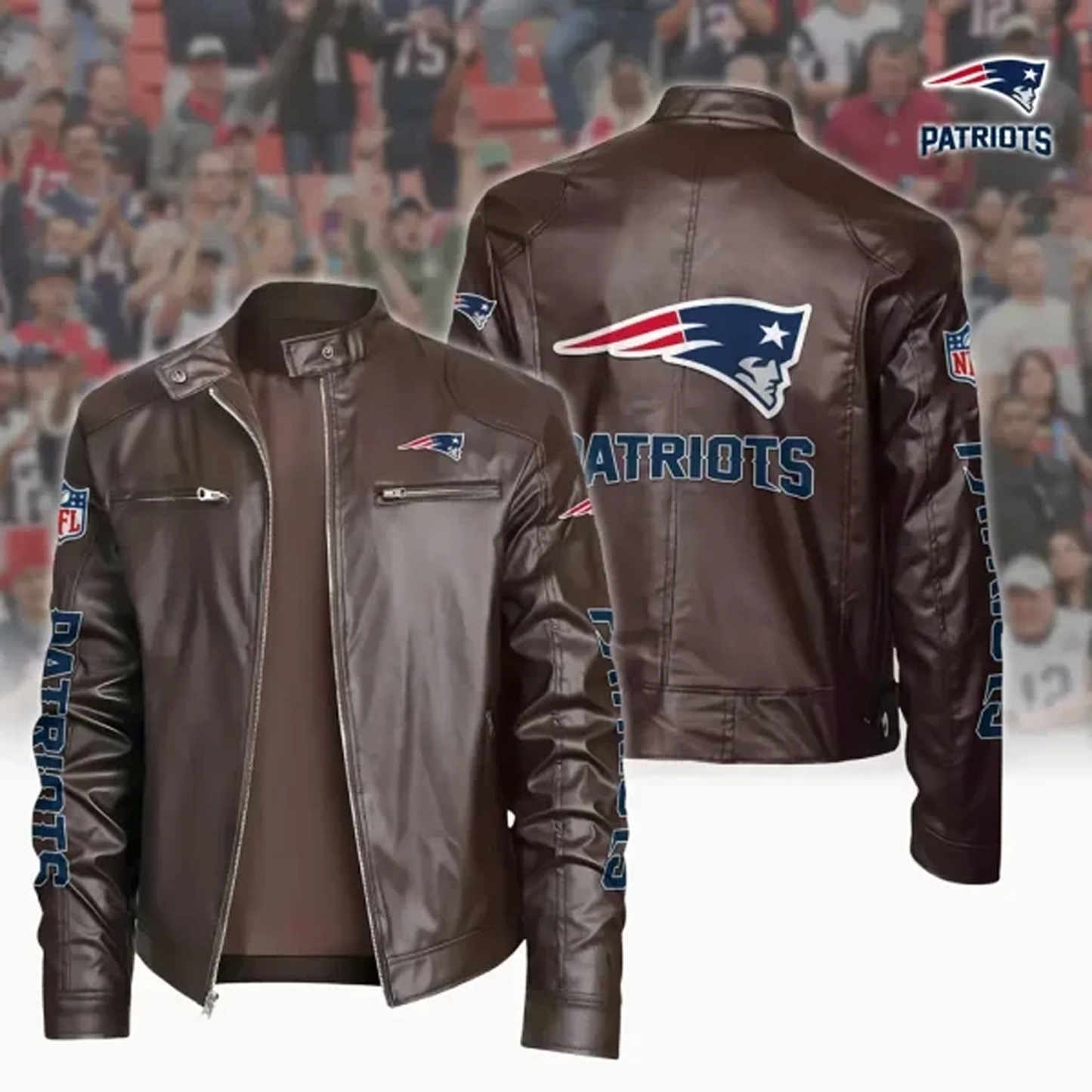 NEP x NFL Sport Leather Jacket DATND TANTD
