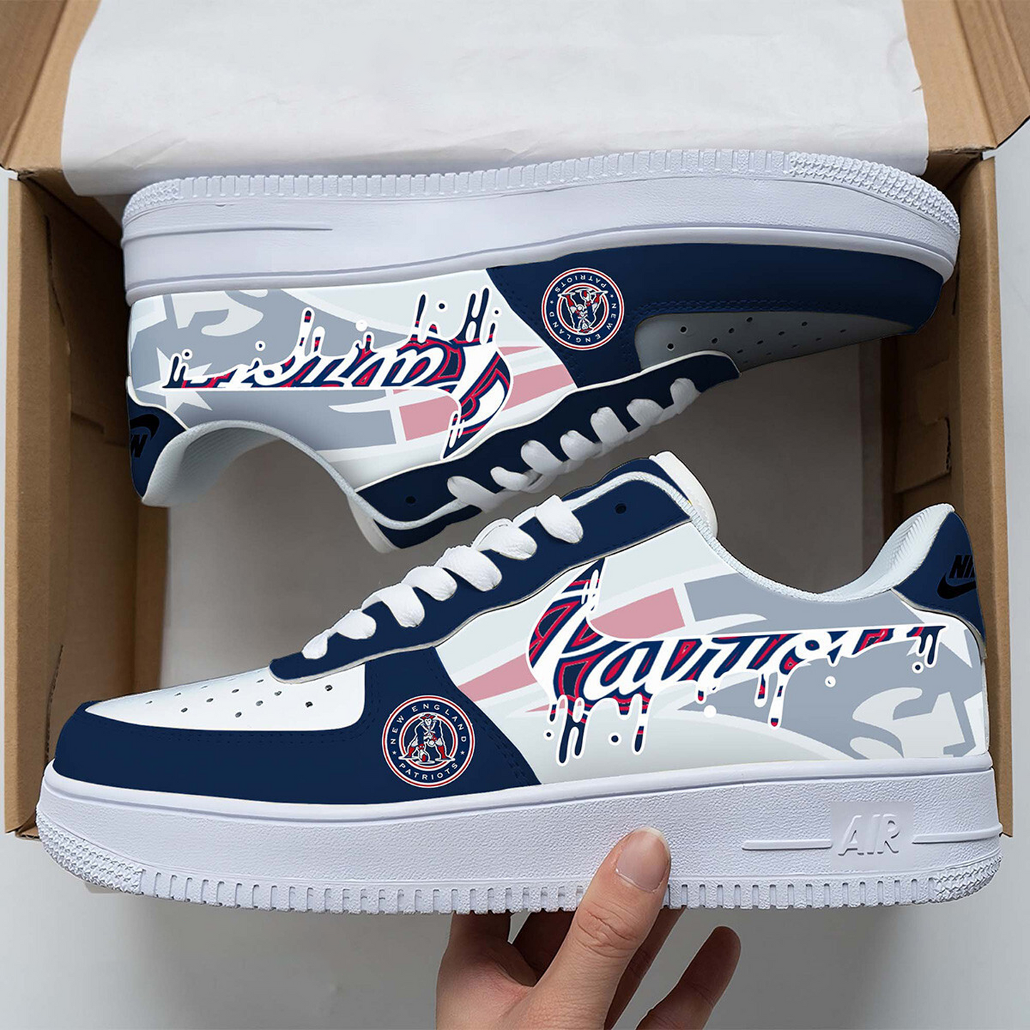 NEP x NFL Team Logo Fan Air Force 1 Shoes DATND TANTD