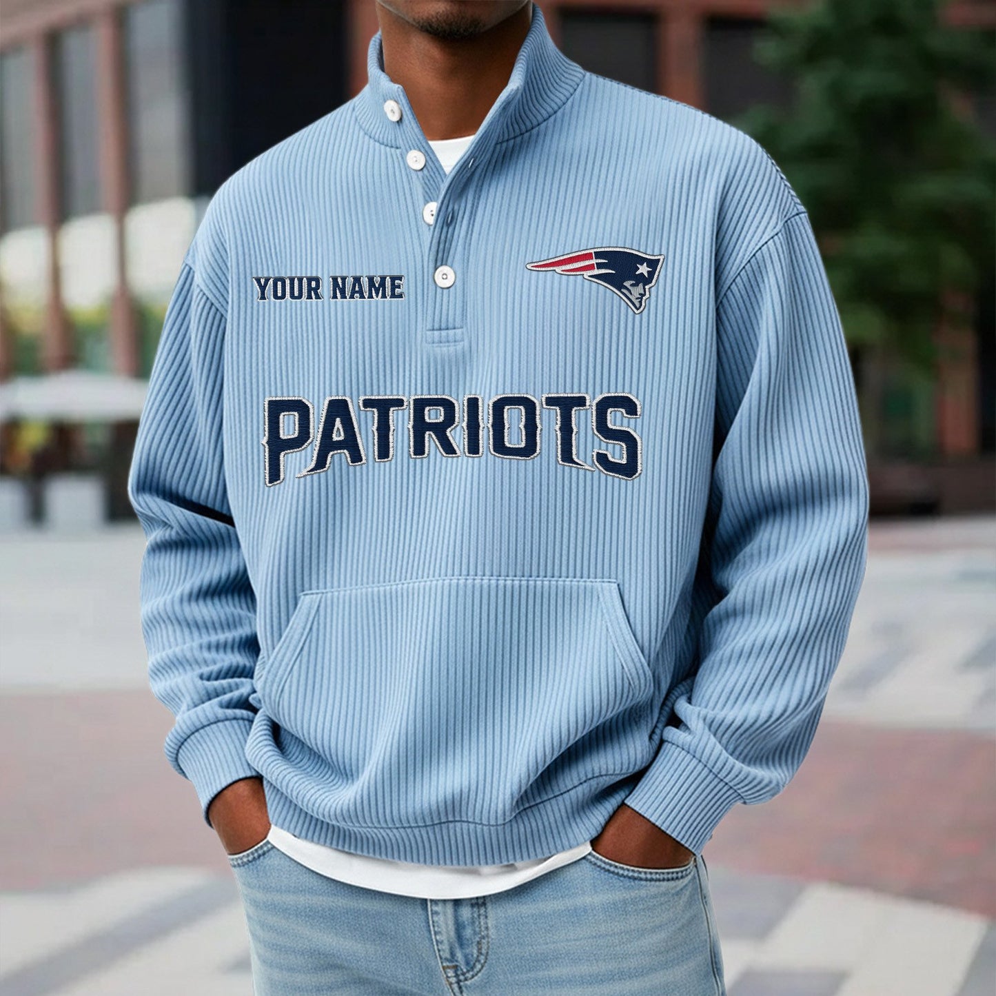 NEP x NFL Waffle High Neck Long Sleeved Sweatshirt DATND TANTD 221125