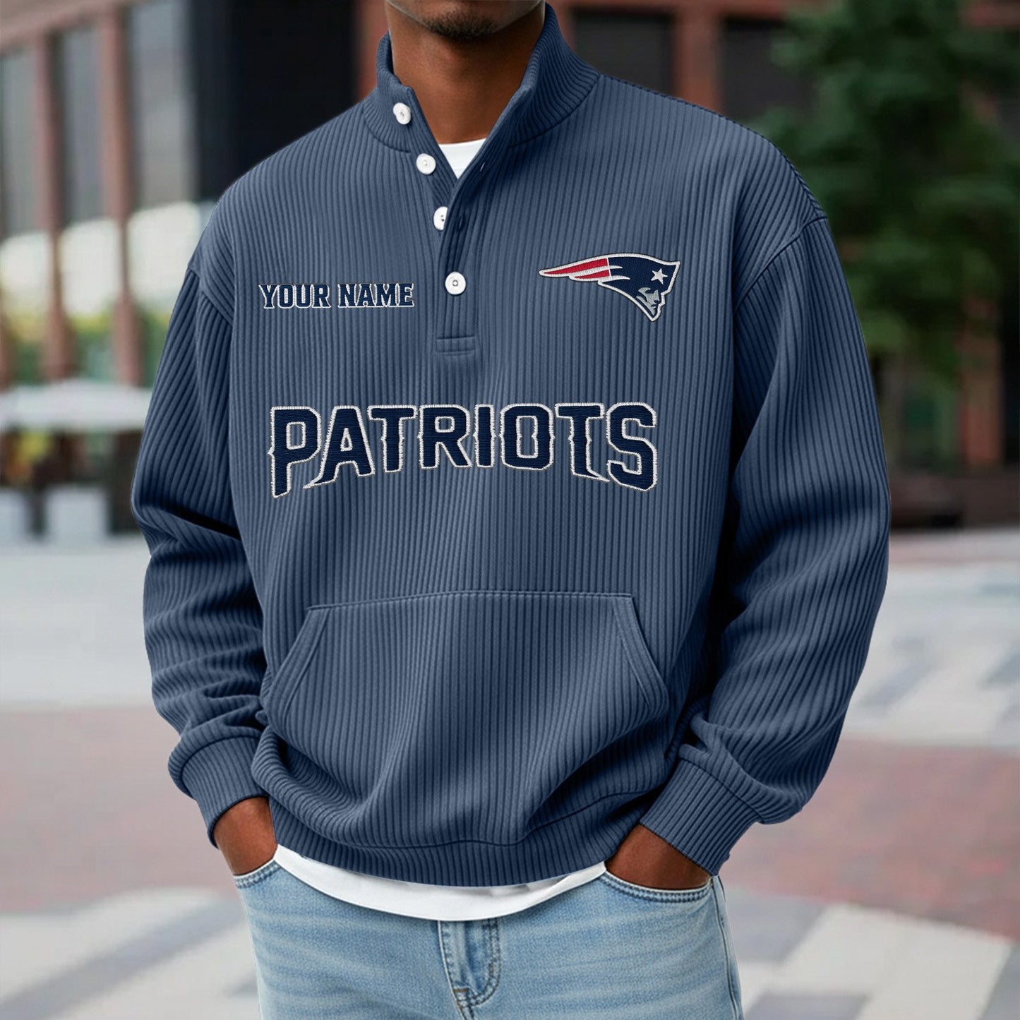 NEP x NFL Waffle High Neck Long Sleeved Sweatshirt DATND TANTD 221125