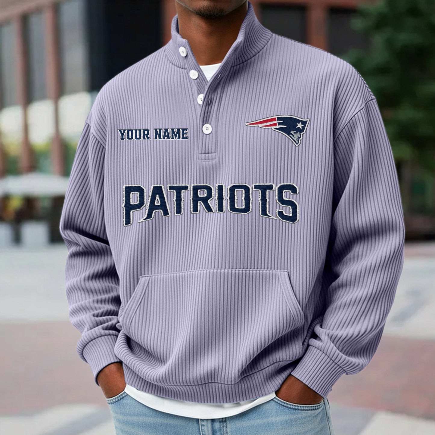 NEP x NFL Waffle High Neck Long Sleeved Sweatshirt DATND TANTD 221125