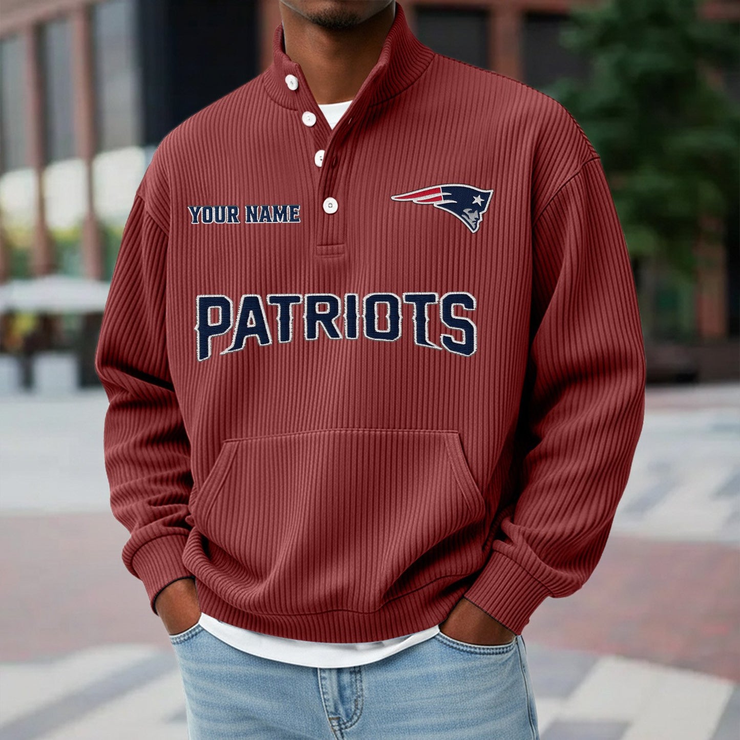 NEP x NFL Waffle High Neck Long Sleeved Sweatshirt DATND TANTD 221125