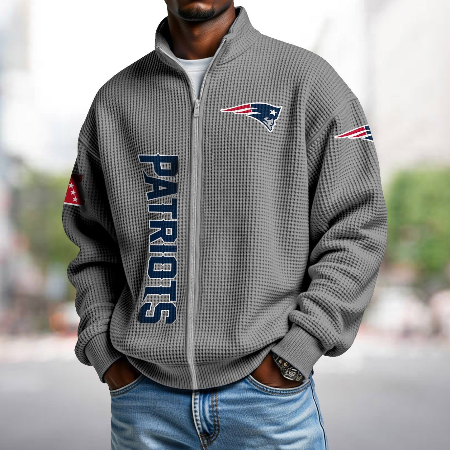 NEP x NFL Waffle Zip-Up Sweatshirt DATND TANTD