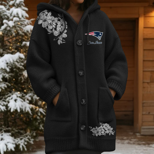 NEP x NFL Women's Casual Knitted Hooded Cardigan DATND TANTD 211125