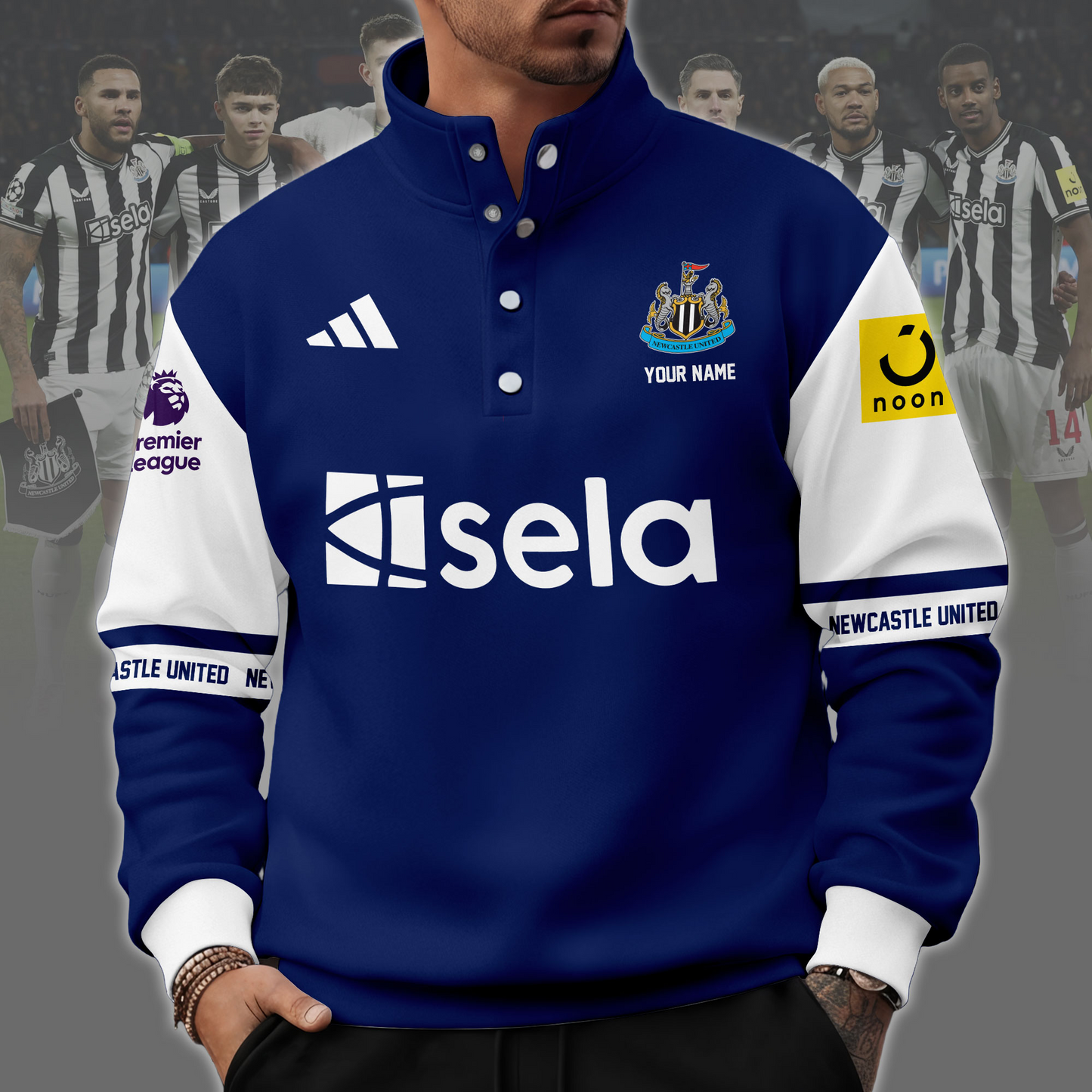 NEW x EPL Unisex Western Style Sweater With Buckles DDT 111125 NTL