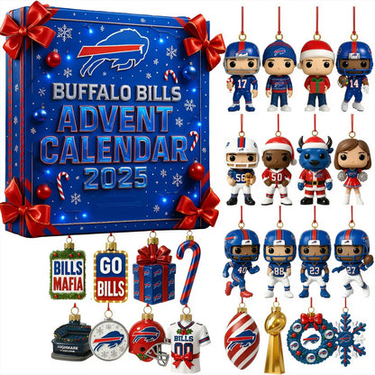 NFL BUF Team Advent Calendar Christmas V1 NAK NHM