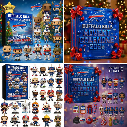 NFL BUF Team Advent Calendar Christmas V1 NAK NHM