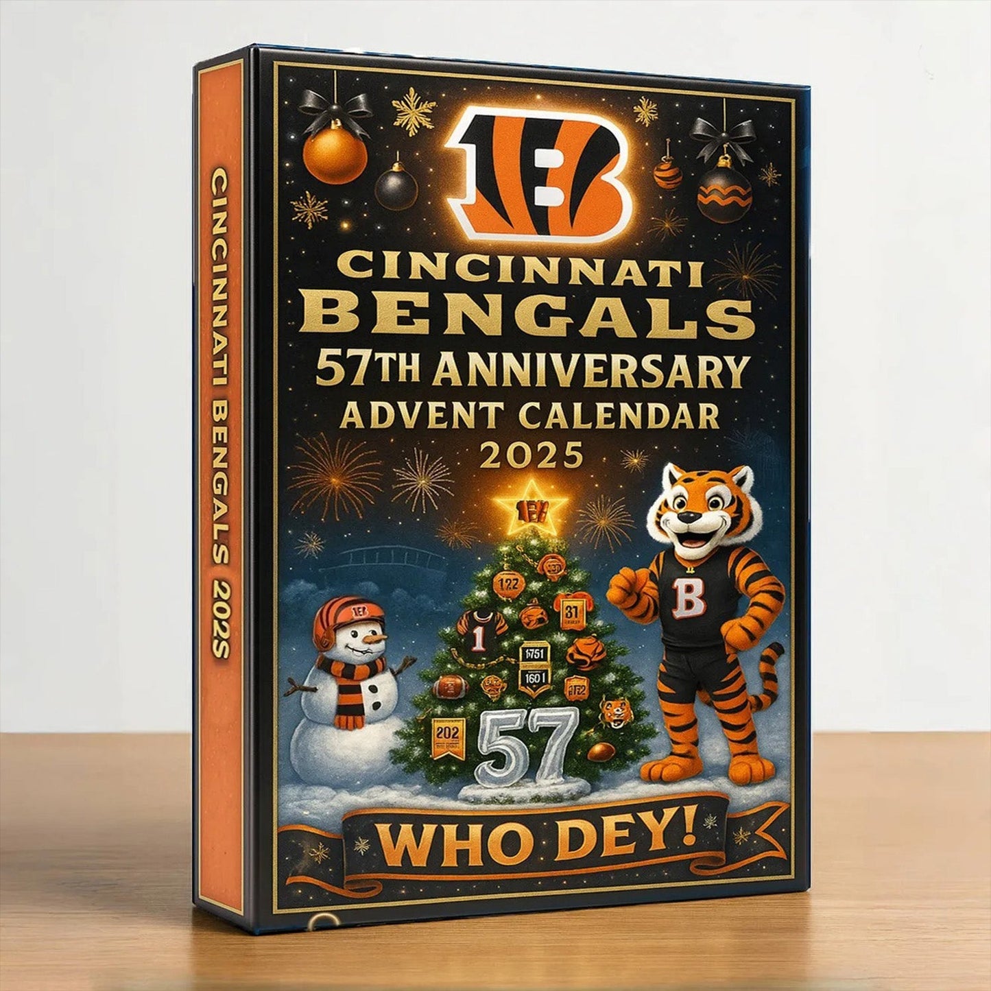 NFL CIN Team Advent Calendar Christmas V1 NAK NHM