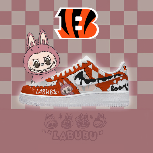 NFL CIN x Labubu Premium AF1 Sneaker DDT CTND