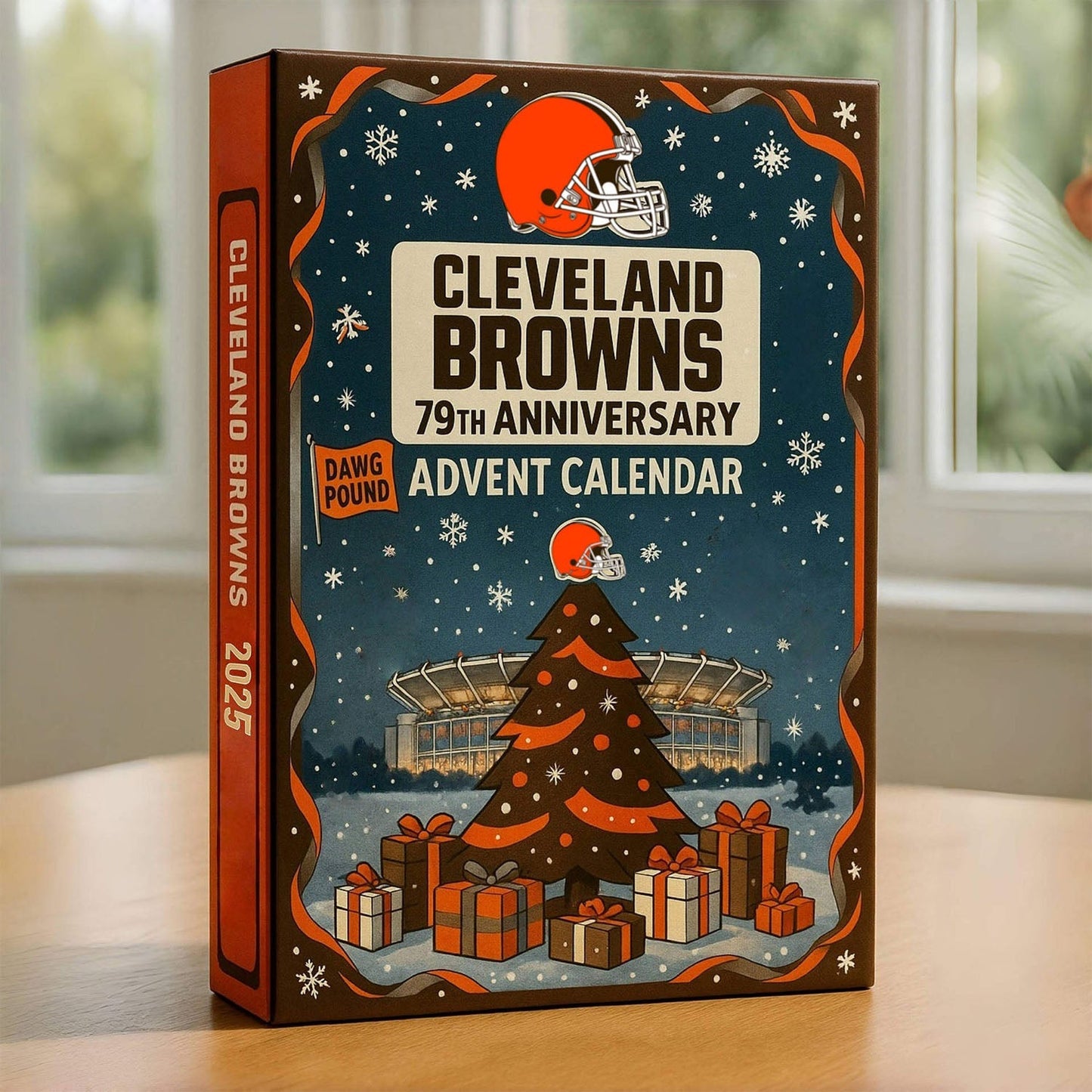 NFL CLE Team Advent Calendar Christmas V1 NAK NHM