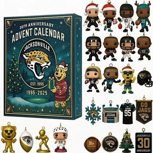 NFL JAC Team Advent Calendar Christmas V1 NAK NHM