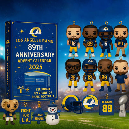 NFL LAR Team Advent Calendar Christmas V1 NAK NHM