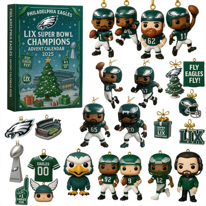 NFL PHI Team Advent Calendar Christmas V1 NAK NHM