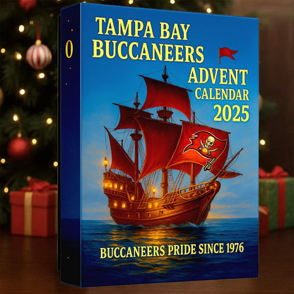 NFL TB Team Advent Calendar Christmas V1 NAK NHM
