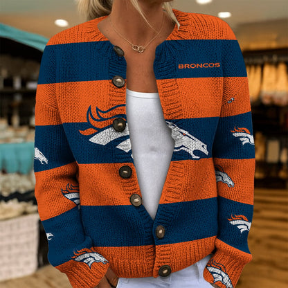 NFL x DEN Women's Cardigan Sweater HLP