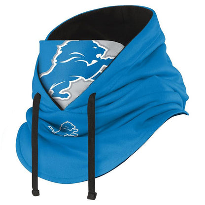NFL x DET Winter Cap Hooded Face Cover HLP