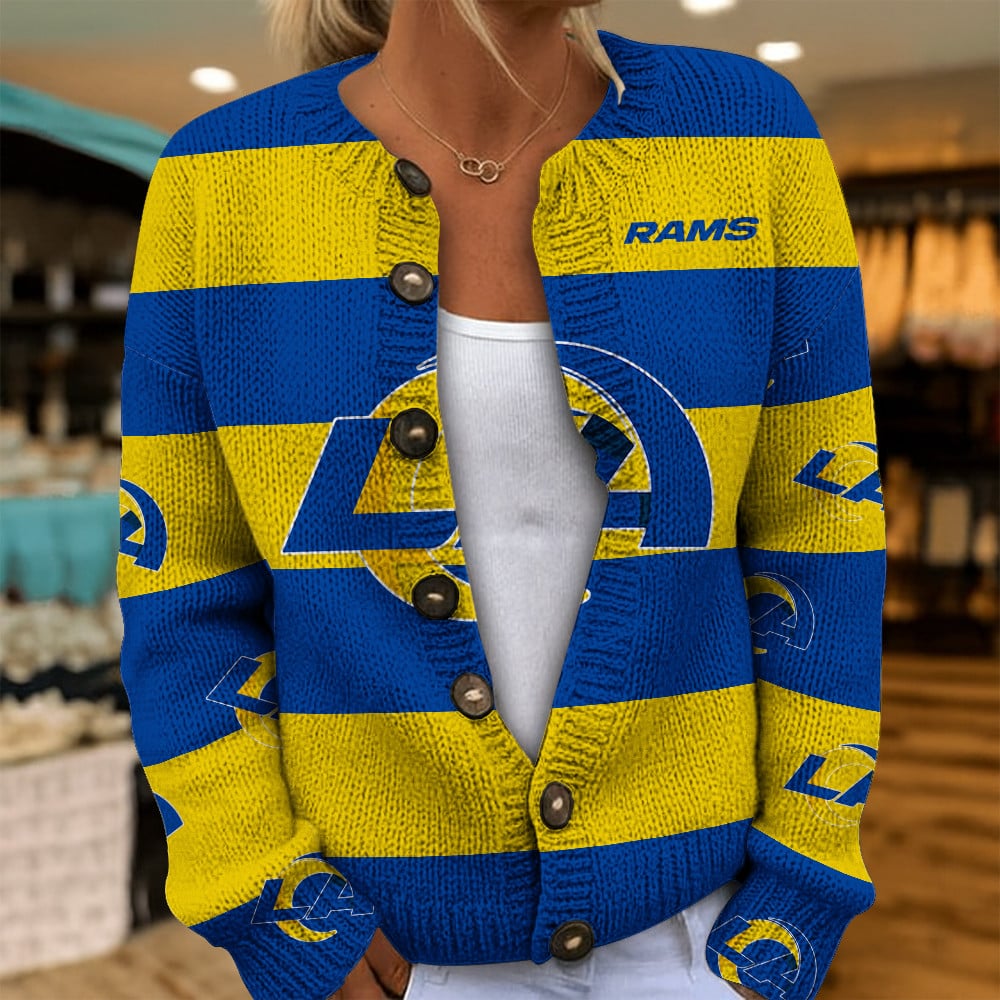 NFL x LAR Women's Cardigan Sweater HLP