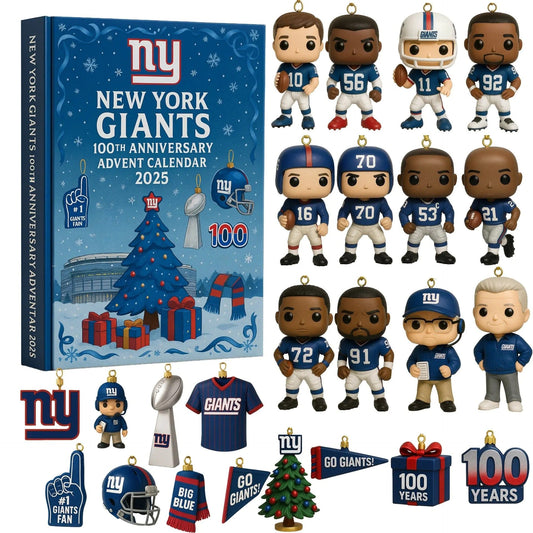 NFL x NYG 2025 Christmas Advent Calendar HLP