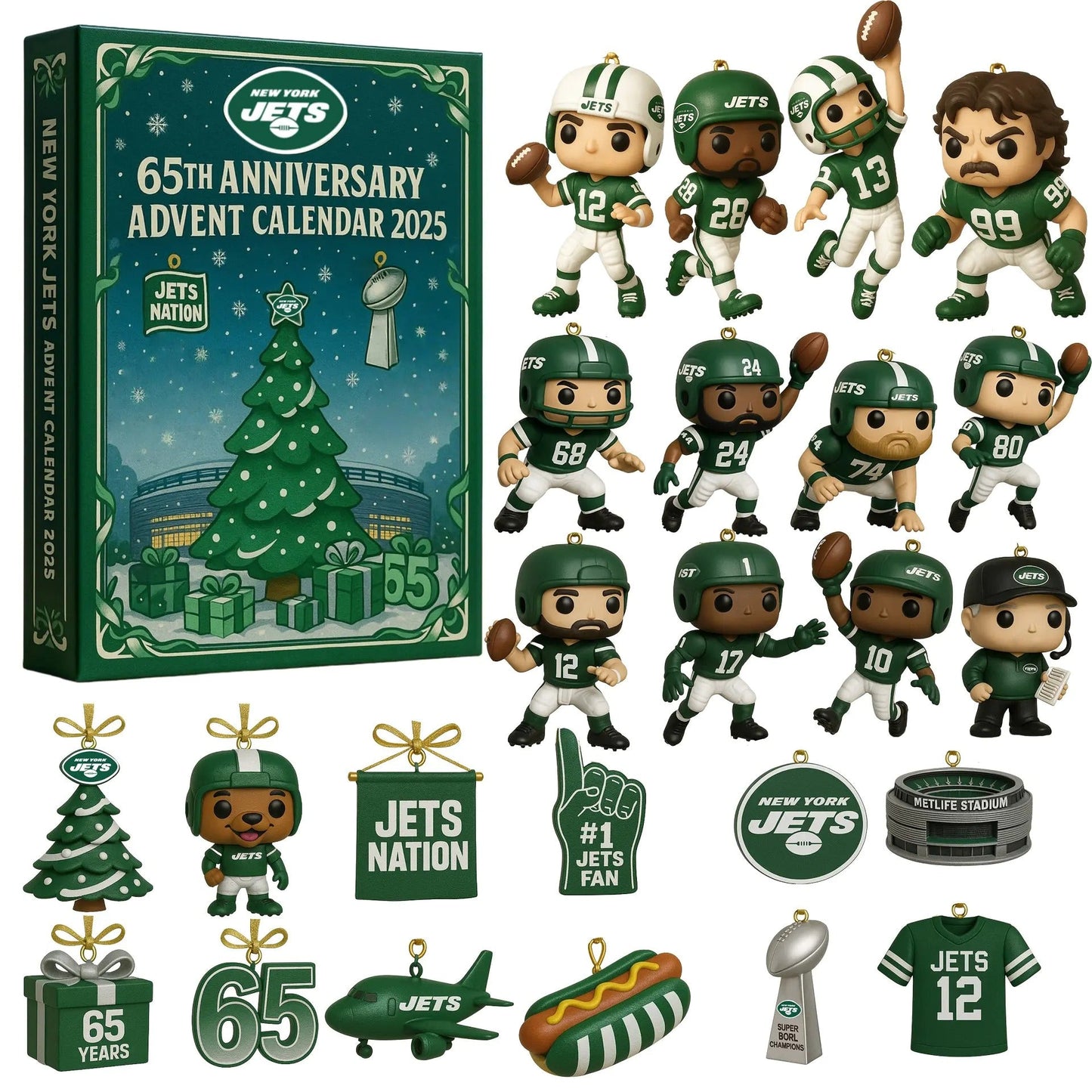 NFL x NYJ 2025 Christmas Advent Calendar HLP