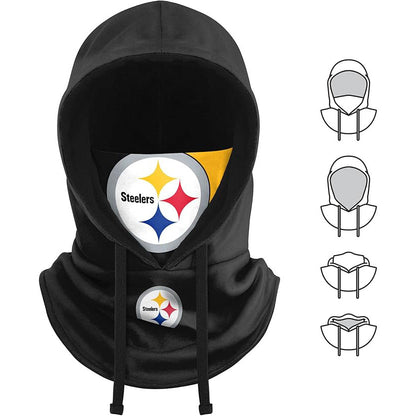 NFL x PIT Winter Cap Hooded Face Cover HLP