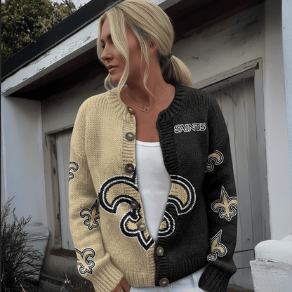 NO x NFL Cardigan Sweatshirt With Button v1  DatND DVT