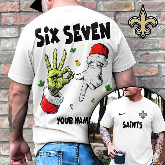 NO x NFL Funny Six Seven Hot Trend Tshirt Custom Any Name DATND TANTD