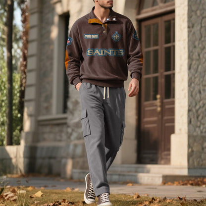 NO x NFL Men's Corduroy Sweatshirt 1011 DatND DVT