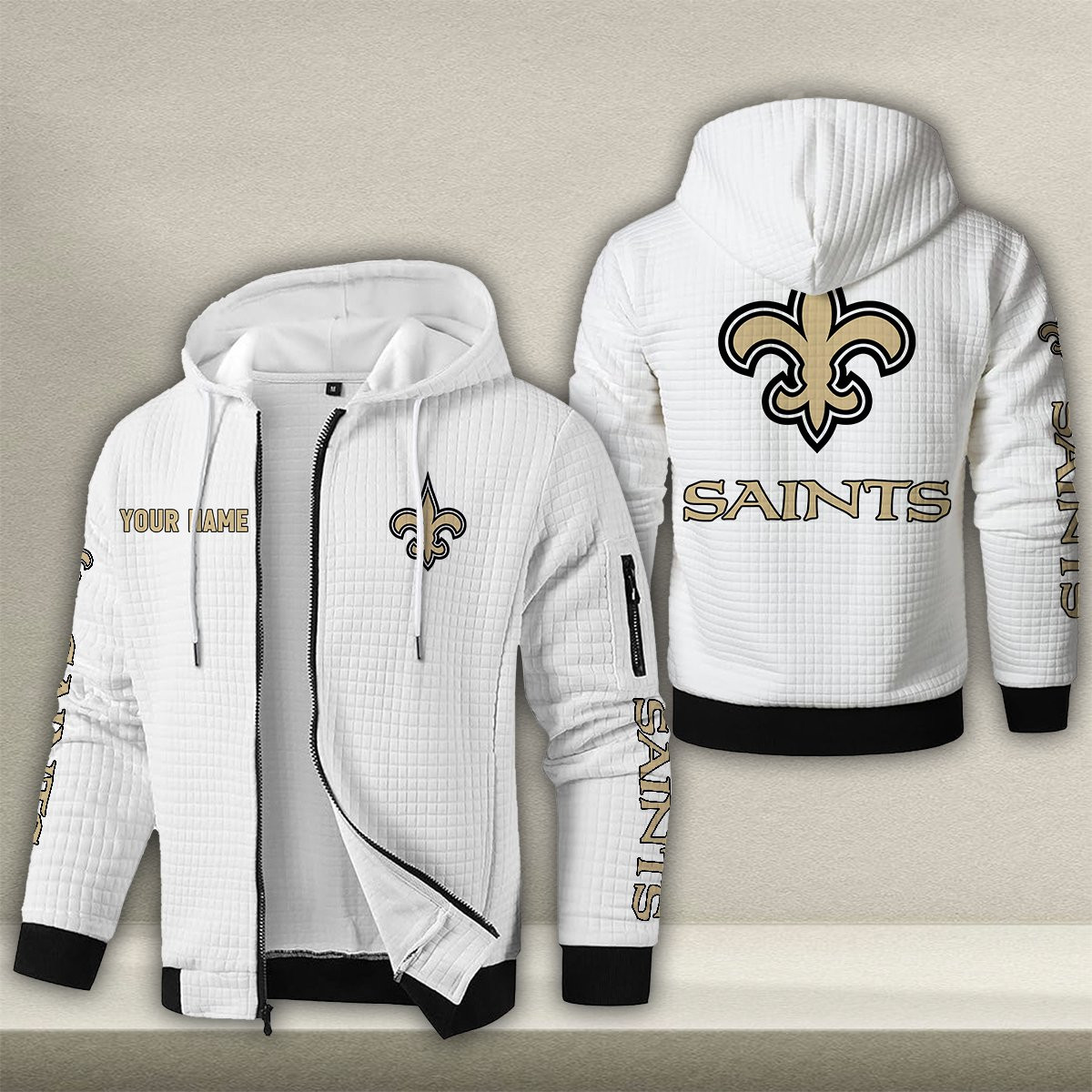 NO x NFL Quilted Zip Hoodie DatND DVT