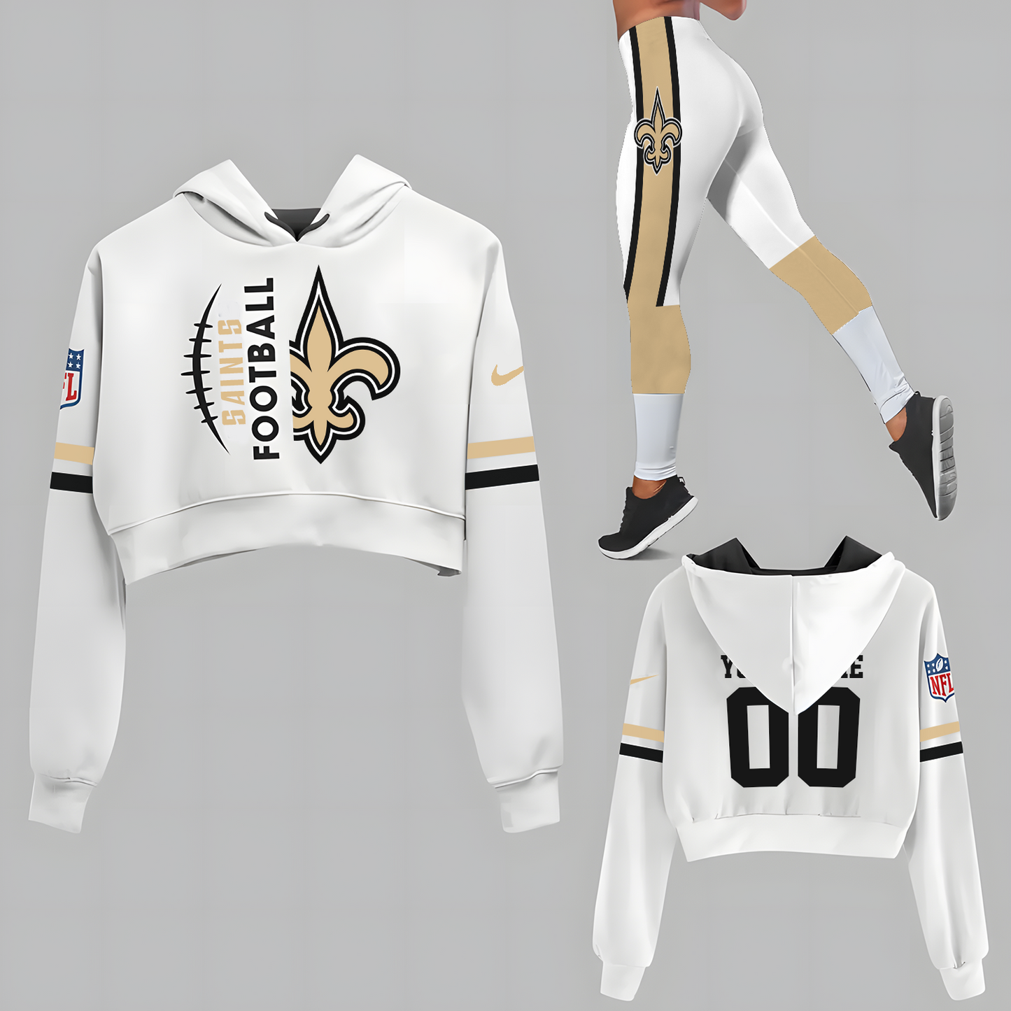 NO x NFL Set Hoodie And Legging Workout DatND DVT