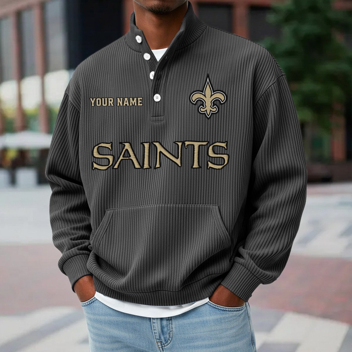 NO x NFL Waffle High Neck Long Sleeved Sweatshirt DATND TANTD 221125