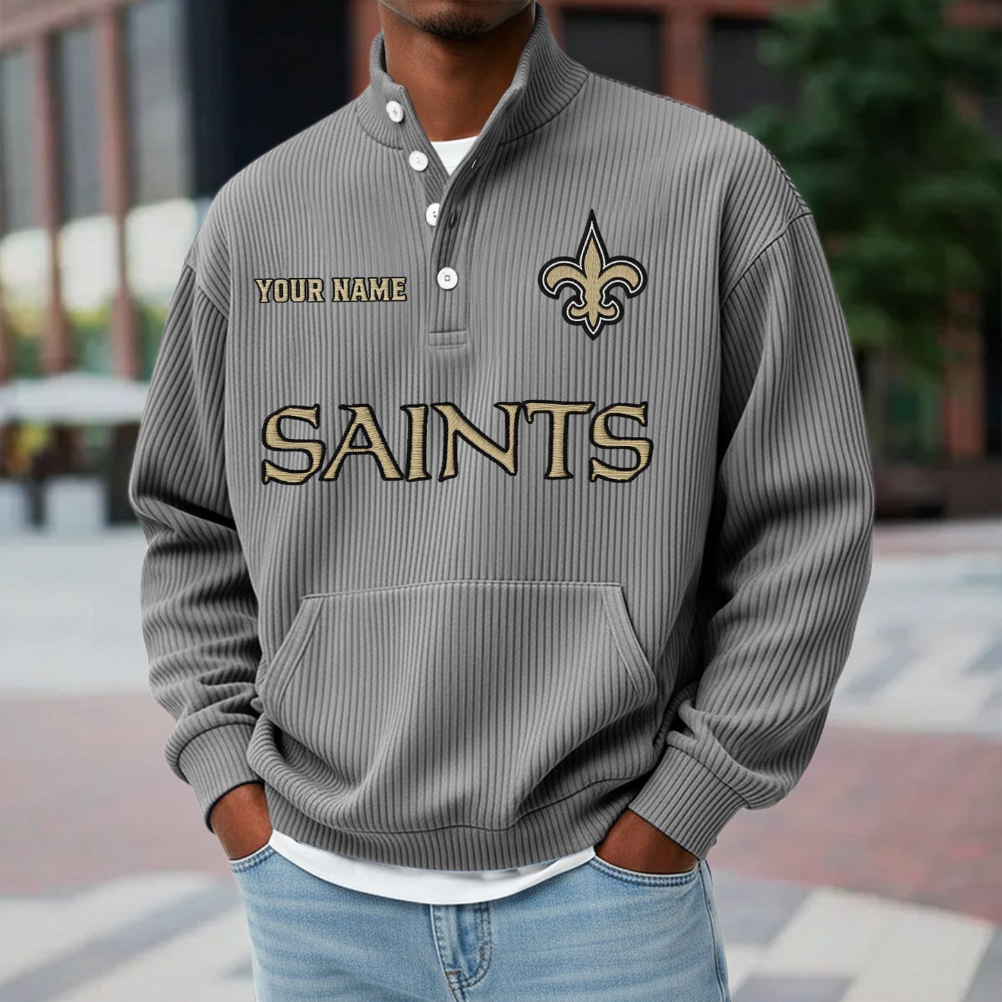 NO x NFL Waffle High Neck Long Sleeved Sweatshirt DATND TANTD 221125