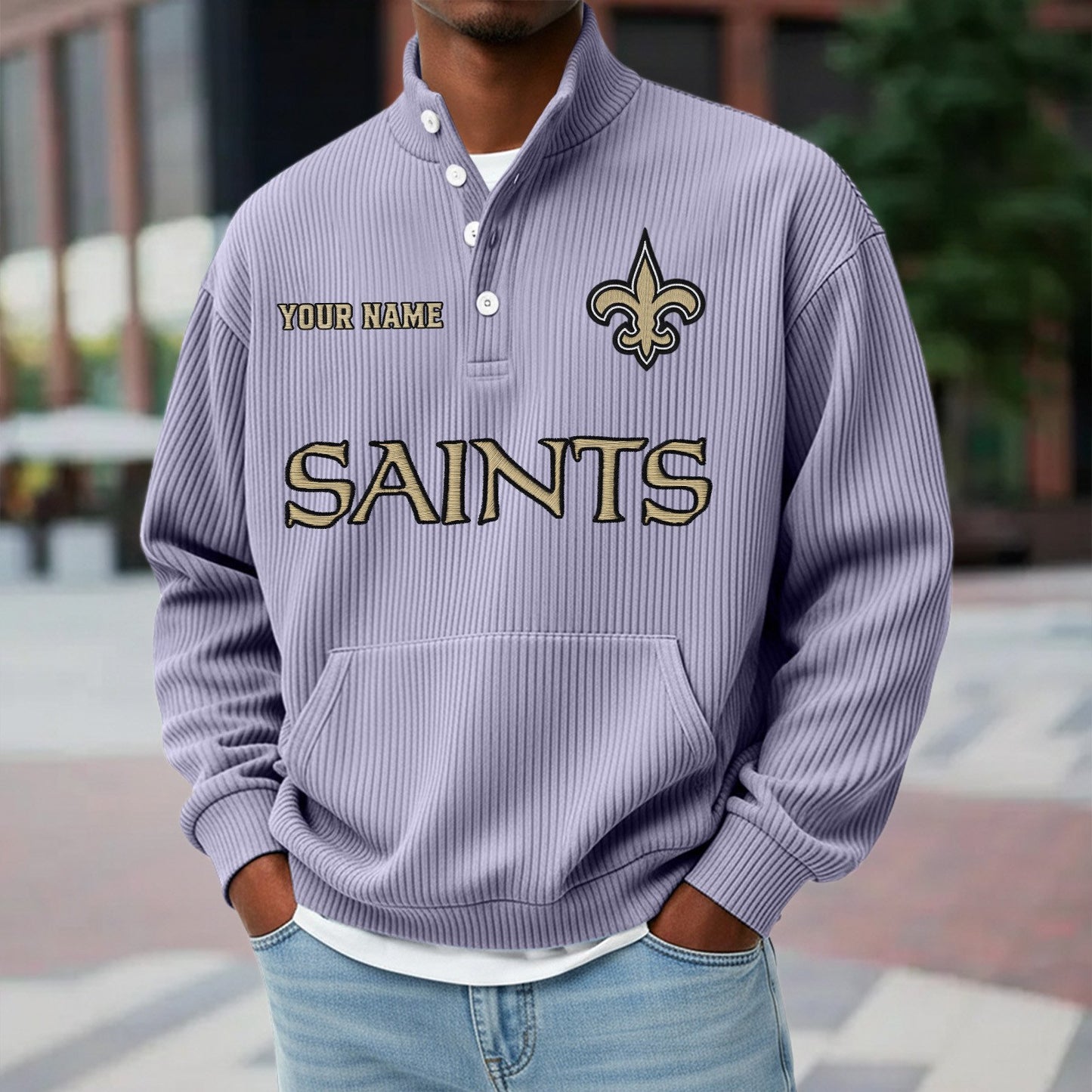 NO x NFL Waffle High Neck Long Sleeved Sweatshirt DATND TANTD 221125