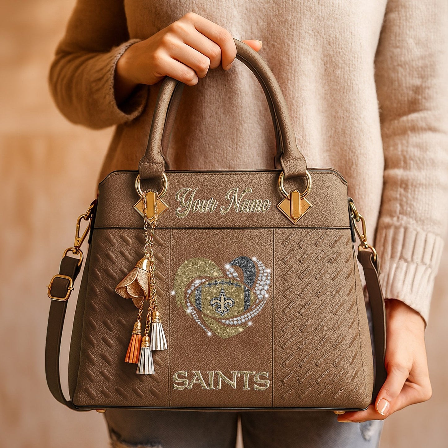 NO x NFL Zip Handbag 0811 DatND DVT