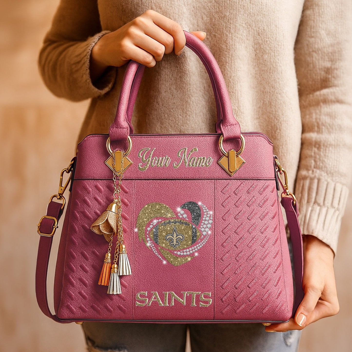 NO x NFL Zip Handbag 0811 DatND DVT