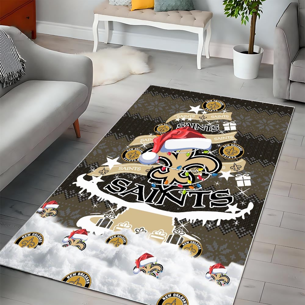 NOS NFL Chrismas Carpet Rug DDT NTL