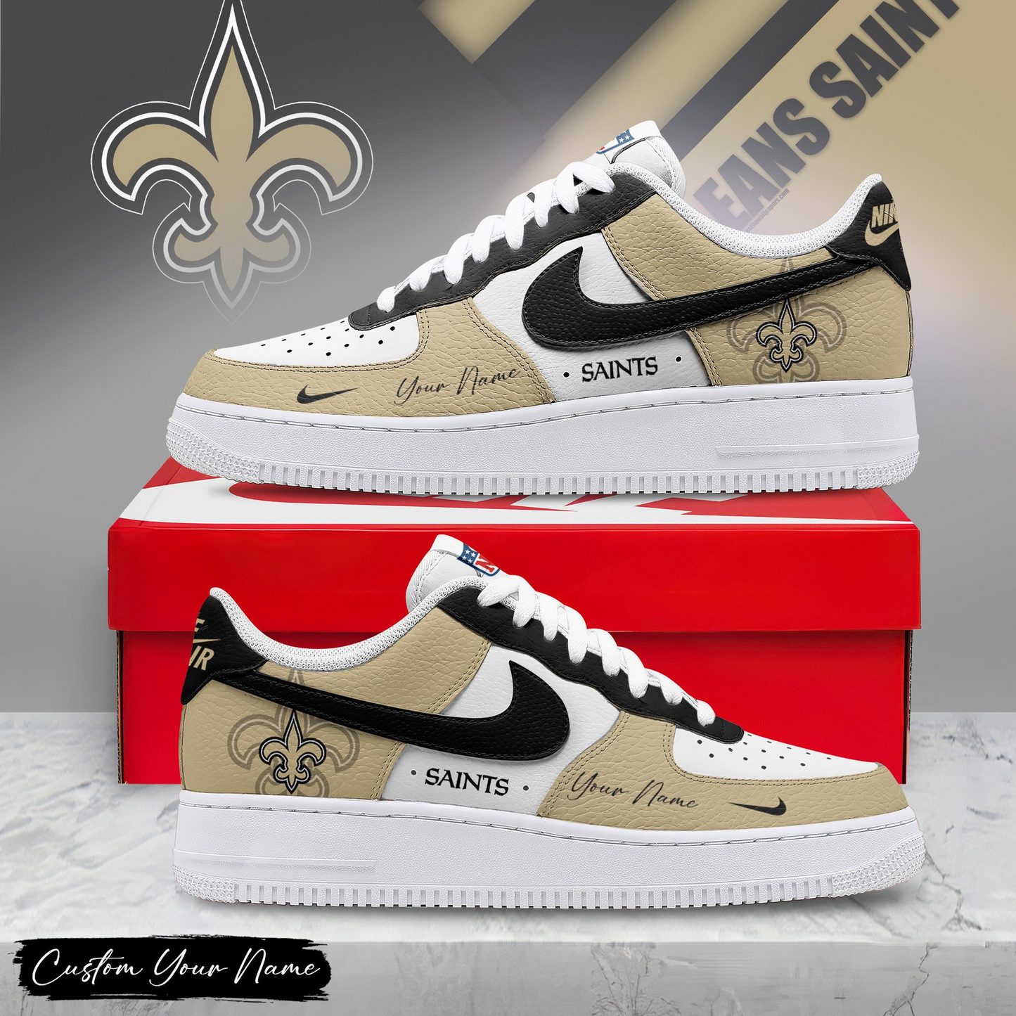 NOS Premium AF1 Sneakers Victory Pride DDT CTND