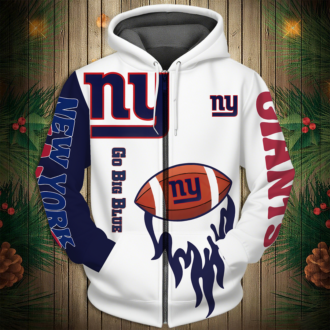 NYG Premium NFL V2 3D Graphic Hoodie DDT NTL