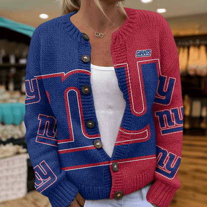 NYG x NFL Cardigan Sweatshirt With Button v1  DatND DVT