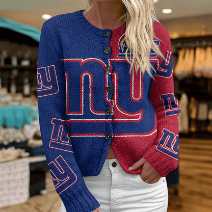 NYG x NFL Cardigan Sweatshirt With Button v1  DatND DVT
