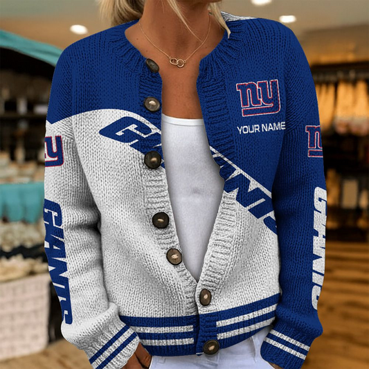 NYG x NFL Knitted Cardigan DATND TANTD