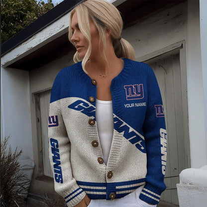 NYG x NFL Knitted Cardigan DATND TANTD