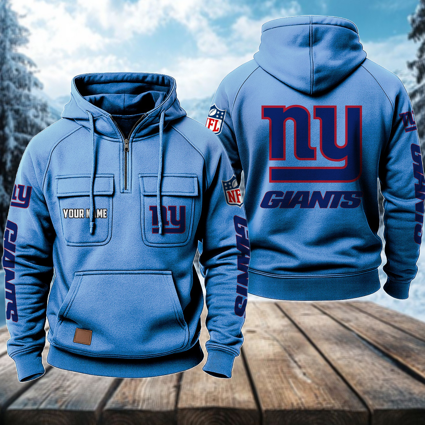 NYG x NFL Premium Hoodie DATND TANTD