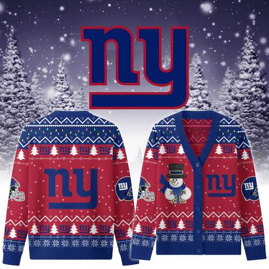 NYG x NFL Premium Knitted Cardigan Jacket DDT CTND