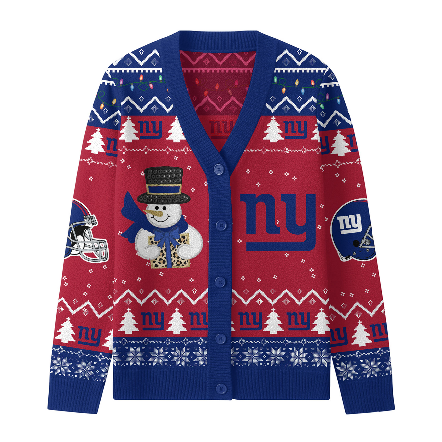 NYG x NFL Premium Knitted Cardigan Jacket DDT CTND