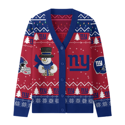 NYG x NFL Premium Knitted Cardigan Jacket DDT CTND
