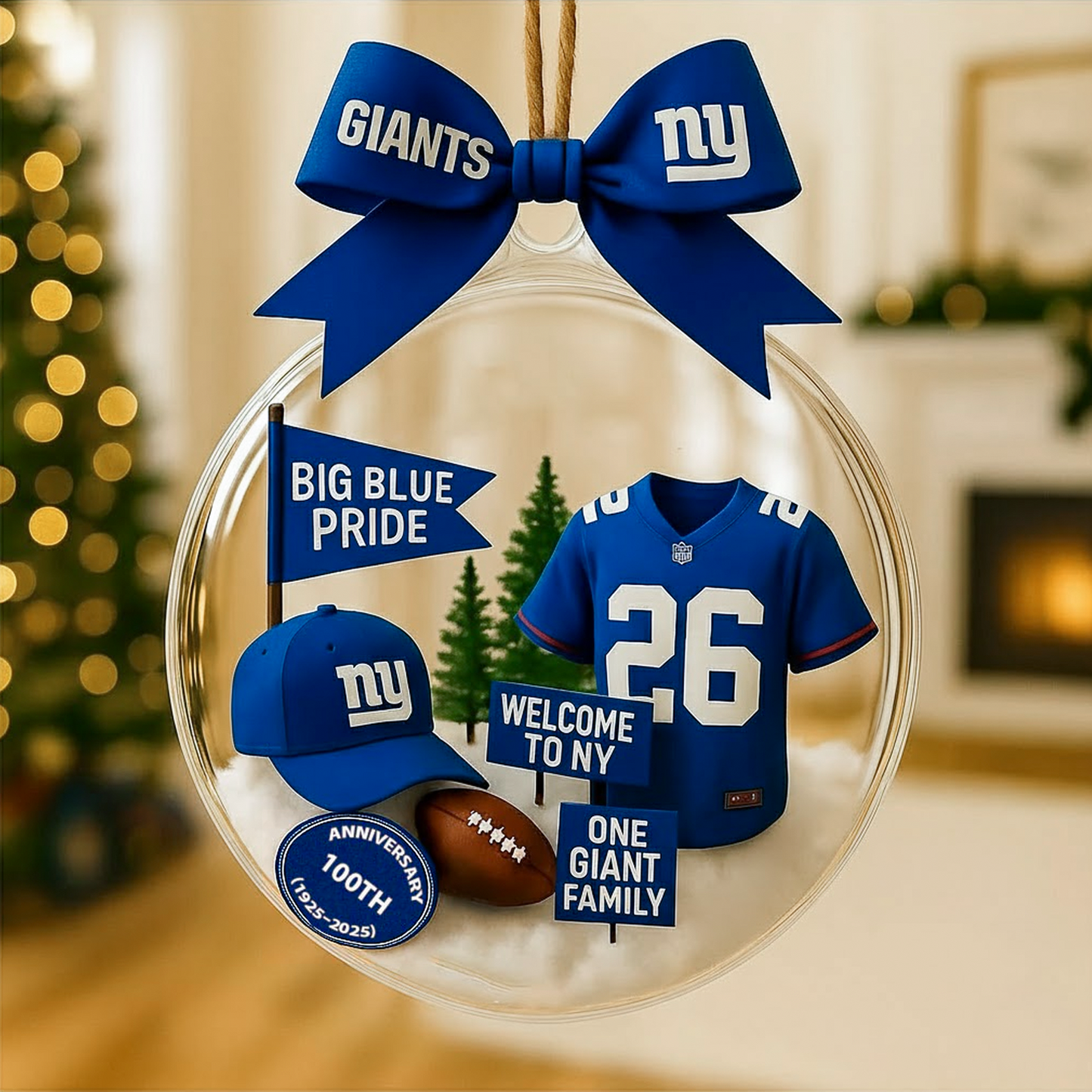 NYG x NFL Premium Ornament 1011 DatND DVT