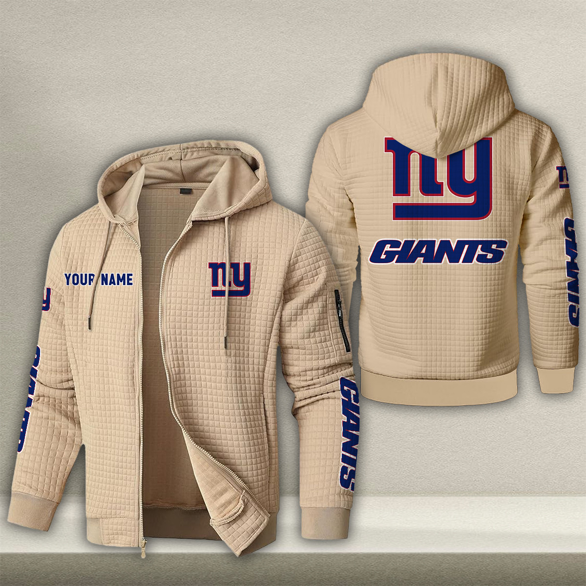 NYG x NFL Quilted Zip Hoodie DatND DVT