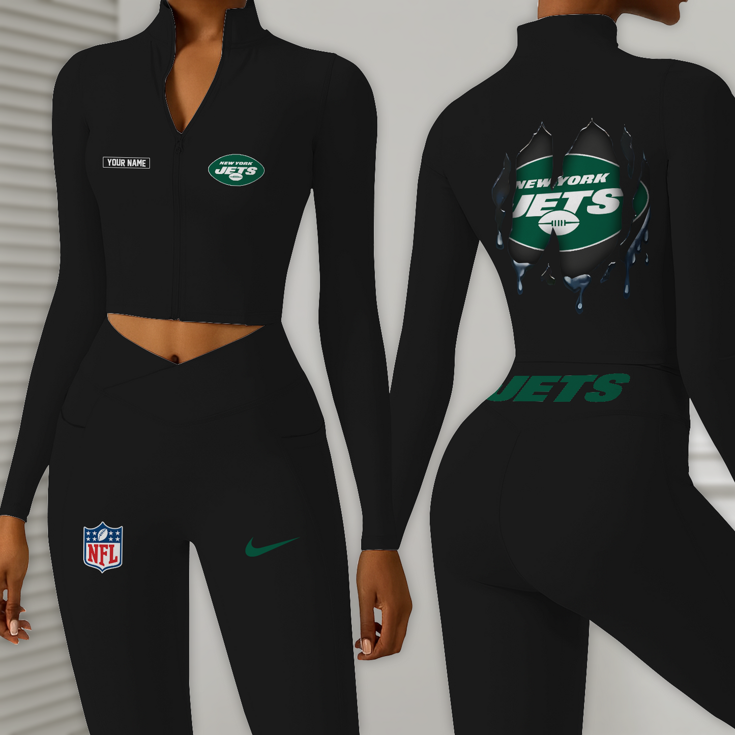 NYJ x NFL Women's Activewear Set DatND DVT
